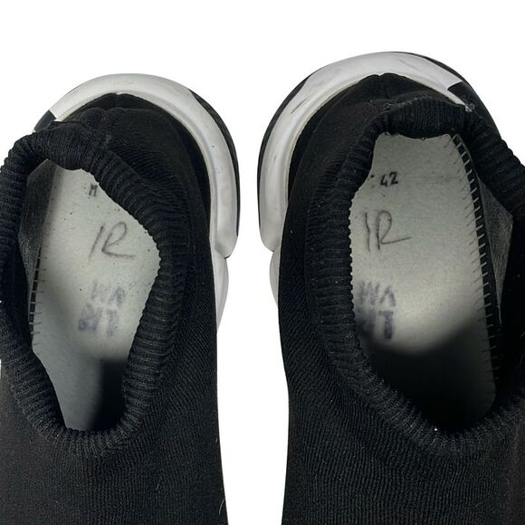 Balenciaga Logo Sole Speed Sneakers in Black Polyester - Picture 8 of 10